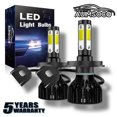 For Acura EL 1997-2003 LED Headlight 9003 H4 High Low Dual Beam 2PCS Combo White - Изображение 1 из 4