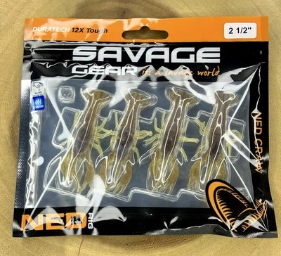 Savage Gear Ned Craw 2 1/2", pesca de lubina, ¡directa de fábrica! ¡Envío gratis! Foto 1 de 4