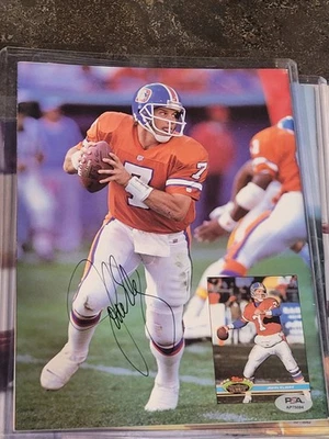 1992 Beckett Football Monthly Autographed by John Elway. PSA/DNA Authenticated! - Image 1 of 4