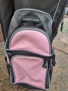 โณ๏ธ Womans AFFINITY ๐ Pink GOLF BAG 14-way Lightweight MultiPocket excellent - Picture 1 of 10