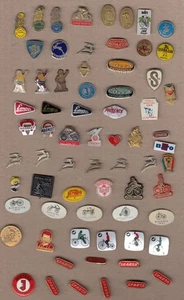 Vintage Bicycle Logo pin badges 1960s Tour de France Peugeot Gazelle Job Lot - Picture 1 of 1