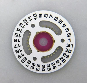 Genuine Rolex 2135 6900 2 Bold Number White Date Disc Wheel Ladies Watch Caliber - Picture 1 of 3