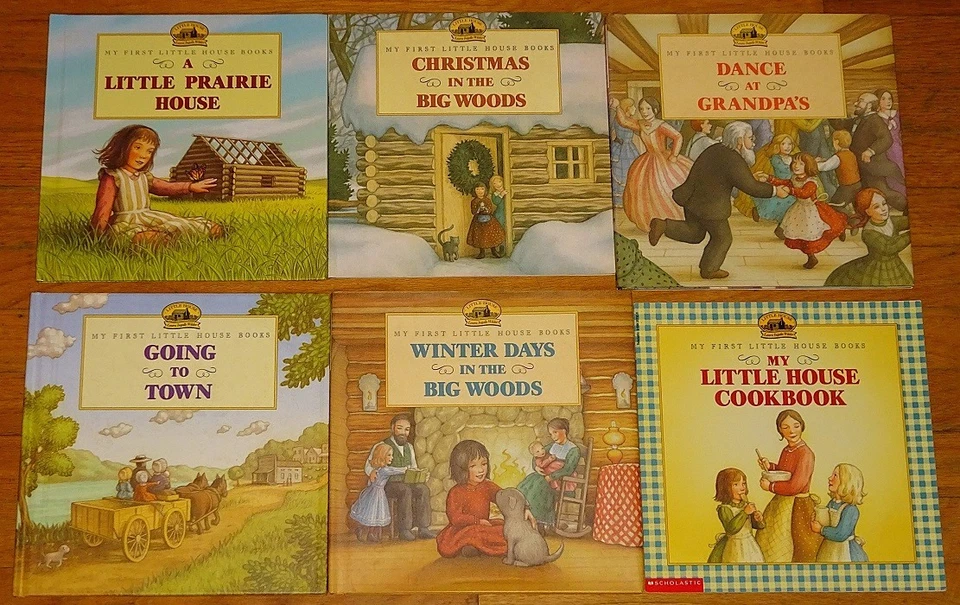 LOT 6 MY FIRST LITTLE HOUSE BOOKS~LAURA INGALLS WILDER~A LITTLE PRAIRIE HOUSE+ - Image 1 of 1