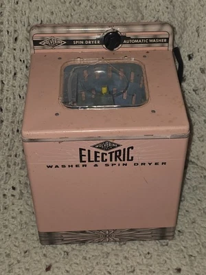 Vintage WOLVERINE metal pink 483 automatic washer spin dryer toy - Image 1 of 4