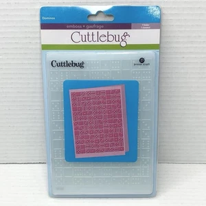 Cuttlebug 5"x7" Embossing Folder Dominos by Provo Craft 2009 - Picture 1 of 4