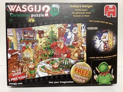 Wasgij? #13 1000 件圣诞拼图 - 土耳其喜悦和奖金拼图 — 第 1/3 张图片