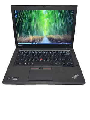 Lenovo ThinkPad T450 — i5-5300U • 16GB RAM • 256GB SSD • HD+ • Backlit • Win 10 - Image 1 of 4