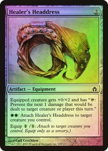 MTG FOIL Healer's Headdress  - Fifth Dawn #129 - Picture 1 of 1