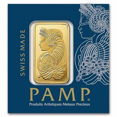 Mini Pamp Suisse Lady Fortuna 1g Gold Bar .9999 Fine – Sealed Assay PAMP - Bild 1 von 4