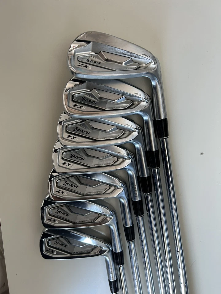 Srixon Irons ZX5 MK II / 4-PW/ Stiff Flex N.S.Pro Modus3 Tour 105 Shafts - Imagen 1 de 4