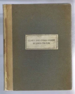 Poetry : John Milton; Cosmos and Other Poems. 1906. Limited Edition - Foto 1 di 1
