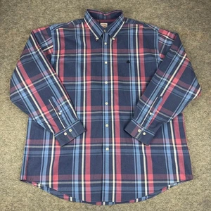 Brooks Brothers Madison Button Down Shirt Long Sleeve Plaid Cotton Mens XL - Picture 1 of 13
