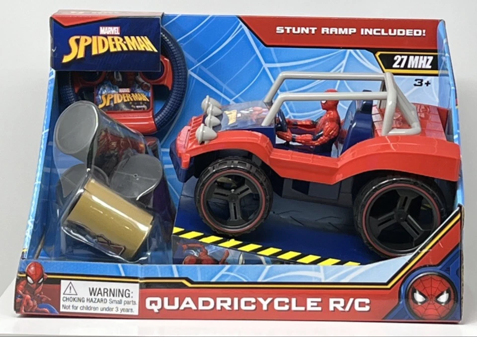 Marvel Spider-man Quadricycle Quad C6 Remote Control R/c 3 Stan Lees Idea