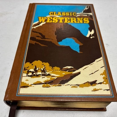 Classic Westerns Canterbury Classics Zane Grey Max Brand Leather Bound Omnibus Foto 1 de 4