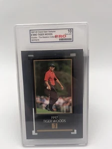 Tiger Woods RC PRO Gem Mint 10 1997-99 Grand Slam Ventures Masters Collection - Bild 1 von 2