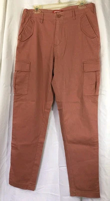 Pantalones cargo Union Bay para mujer talla 9 juniors salmón tiro medio pierna cónica Foto 1 de 4