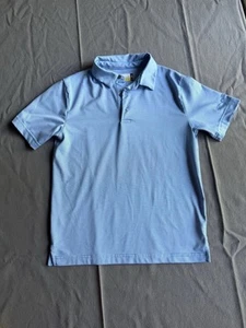 Boys Golf Tennis Polo Nicklaus Size M Blue Stripes - Picture 1 of 9