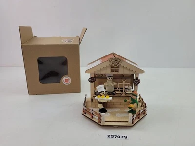 Dekoration Bäckerei mit Beleuchtung expertic Holz Handarbeit Kunst OVP #257079 - Bild 1 von 4