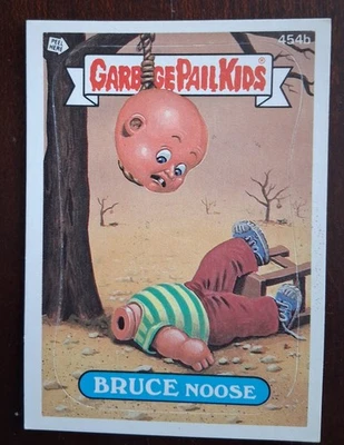1987 Topps Garbage Pail Kids Series 11 #454b Bruce Noose - Image 1 of 2
