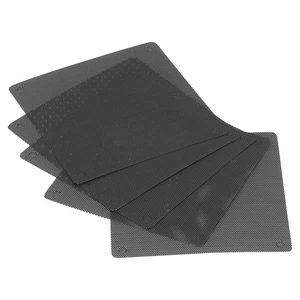 5x 12cm Computer Fan Cover PC Computer Laptop PVC DustProof Fan Dust Filter NEW - Afbeelding 1 van 12