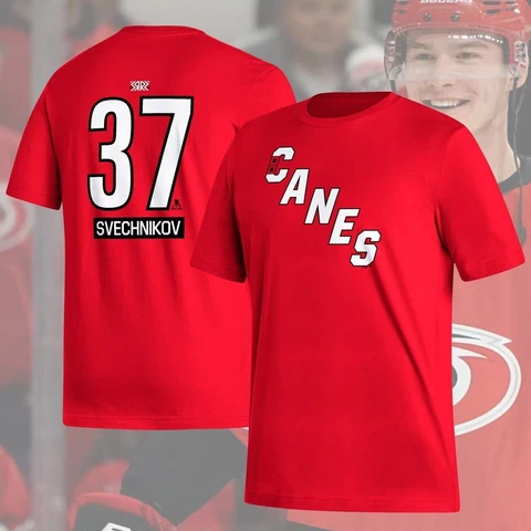 HOT!!! Andrei Svechnikov Carolina Hurricanes 2.0 T-Shirt Gift for fans S-3XL Cover
