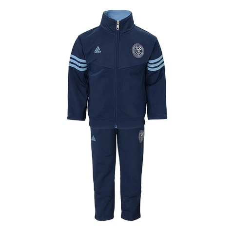 New York City FC MLS Infant's Navy Blue "Field Goal" Jacket & Pants Set Cover