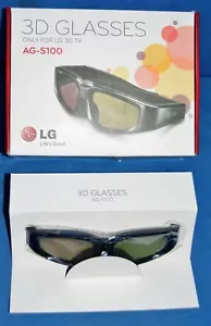 3D Glasses only for LG 3D TV - Model AG-S100 (BRAND NEW) - Picture 1 of 2