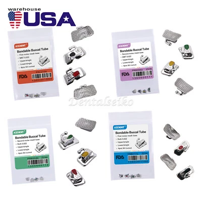 Tubos bucales adheribles para ortodoncia dental MBT/Roth 022 1er molar no-conver - Image 1 of 4