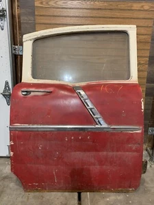 1955 56 1957 150 Chevy Chevrolet PASSENGER REAR DOOR Glass Handle Crank Chrome - Picture 1 of 5