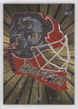 2001-02 ITG Be A Player Between the Pipes Mask Gold Vault Silver /5 Martin Biron