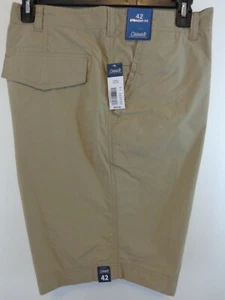 Pantalones Cortos Informales Roundtree & Yorke Para Hombre 42 X 9 Caqui Calce Recto Chino Nuevos - Imagen 1 de 10