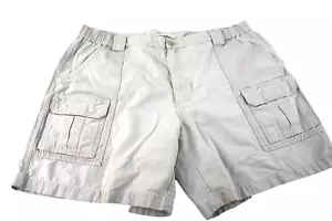 Savane 42W x 6L Hiker Cargo Jean Shorts - Ivory. **STAIN** #D261 - Picture 1 of 5