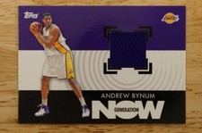 2007-08 Topps Basketball Card Generation Now Relic Jersey Andrew Bynum GNR-AB