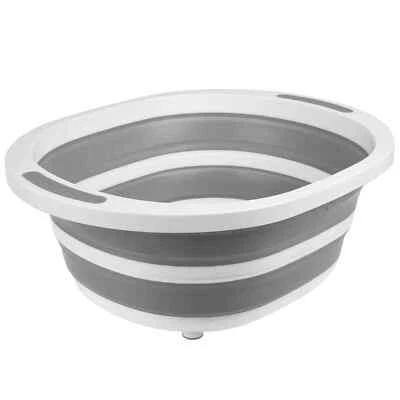 "2in1 Collapsible Sink Basin & Chopping Board Folding Drain Basket Bucket - Image 1 of 4