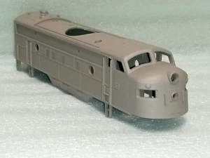 ALL METAL F-7 A DIE CAST BODY UNDECORATED MODEL POWER HO SCALE NEW #2160 DIECAST - Picture 1 of 23