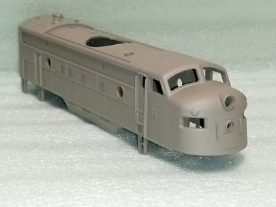 ALL METAL F-7 A DIE CAST BODY UNDECORATED MODEL POWER HO SCALE NEW #2160 DIECAST - Image 1 of 4