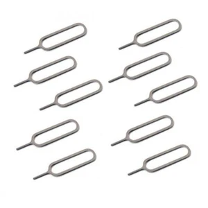 10pcs X SIM Card Tray Open Eject Pin Removal Tool Needle Opener for Smartphone - Picture 1 of 8