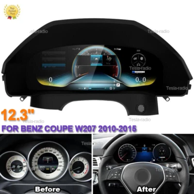 Cuadro de instrumentos velocímetro digital para Mercedes Benz Clase E cupé W207 C207 Foto 1 de 4