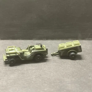Zylmex 1/87 Scale Diecast T432 Jeep 8A-43 Trailer U.S. Army - Picture 1 of 11