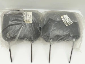 2011-2015 Ford Explorer SPORT Pair FRONT Seat Headrest BROWN BLACK Leather OEM - Picture 1 of 4