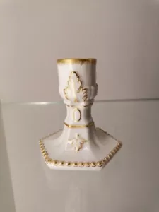 Candelabro Nymphenburg oro design Domenico Auliczek raro 1° Altezza a scelta 8 cm - Foto 1 di 7