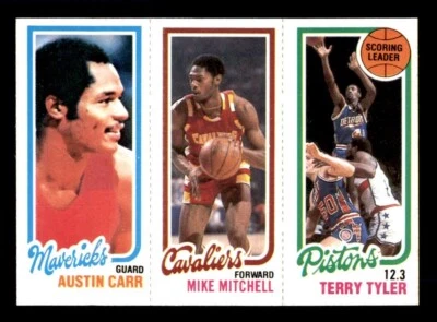 1980 Topps Basketball #34 Carr Mitchell Tyler NM/MT *e8 - Image 1 of 2