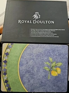 Vintage ROYAL DOULTON Table/Placemat Set - 18 Piece VGC Ideal Large Table Sealed - Picture 1 of 4
