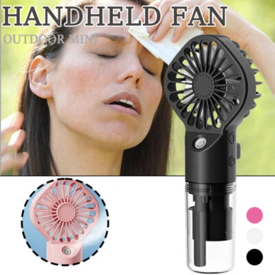 Portable Handheld Misting Fan Water Spray Fan 4 Adjustable-Speed Personal-Fan - image 1 of 4