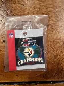 Pittsburgh Steelers Super Bowl XL Champions Football Pin - Seattle Seahawks - Picture 1 of 2