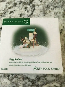 Dept 56 Happy New Year North Pole Series Accessory Figurine - Picture 1 of 4