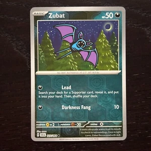 Zubat 027/064 Pokemon Shrouded Fable Scarlet & Violet Reverse Holo Common NM - Picture 1 of 2