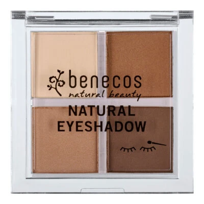 Benecos Natural Quattro Eyeshadow   Coffee & Cream 002 8 g - Bild 1 von 2
