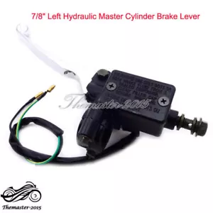 Left Hydraulic Master Cylinder Brake Lever GY6 50 110 125 150cc ATV Quad Scooter - Picture 1 of 6