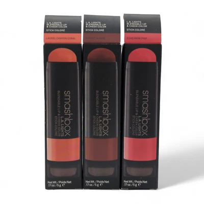 Smashbox L.A. Color de labios y mejillas mezclable con luces 0,17 oz - Elige tono - NUEVO Foto 1 de 4